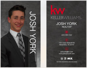 Josh York business card