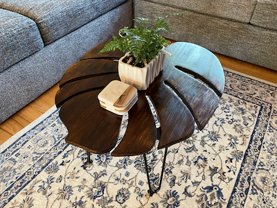 OFF-TOPIC: How To Make A Monstera Leaf Table