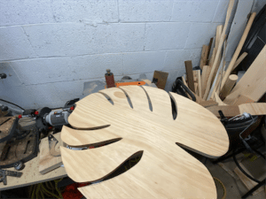 Monstera Leaf Table 5016 Josh Chretien