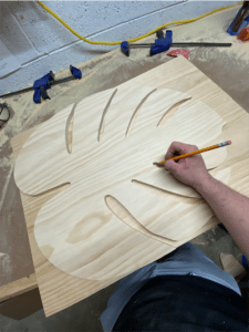 Monstera Leaf Table 5033 Josh Chretien