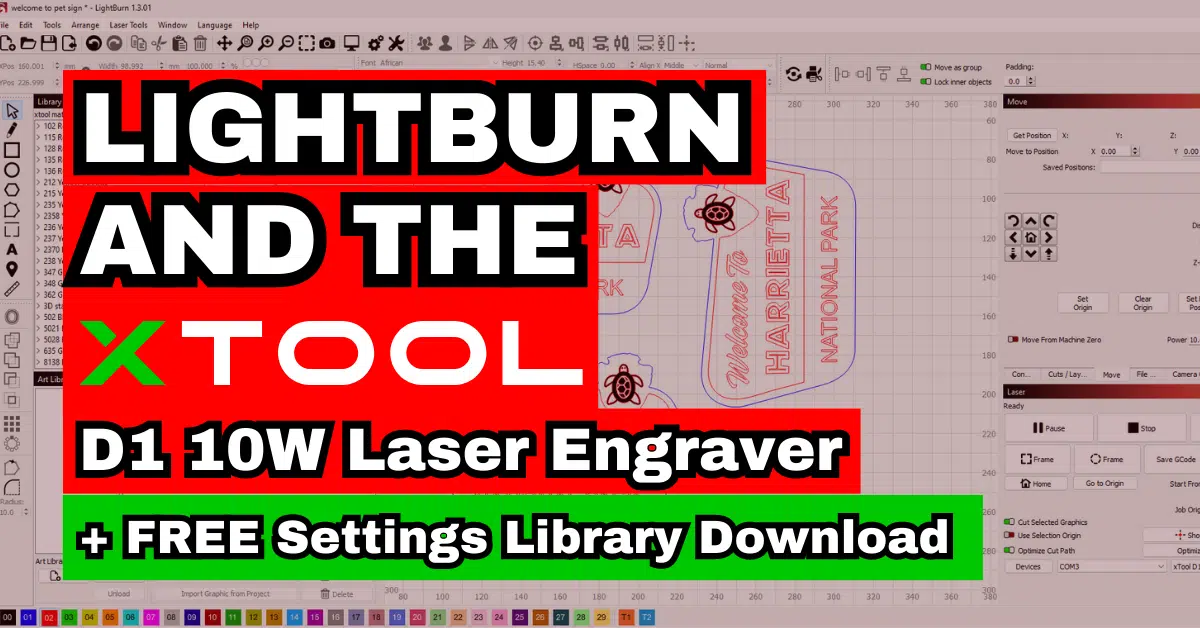 Crafting With Lightburn And XTool D1 10W Laser Engraver (+FREE SETTINGS