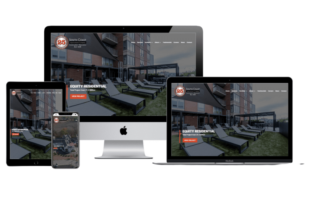 southcoast improvement site mock