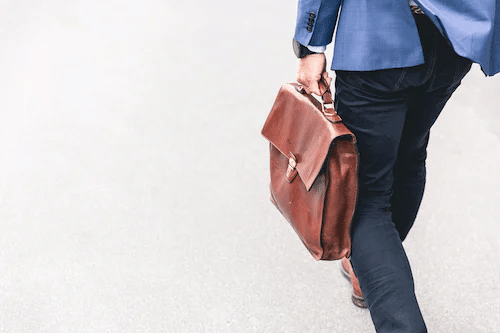 man with brief case