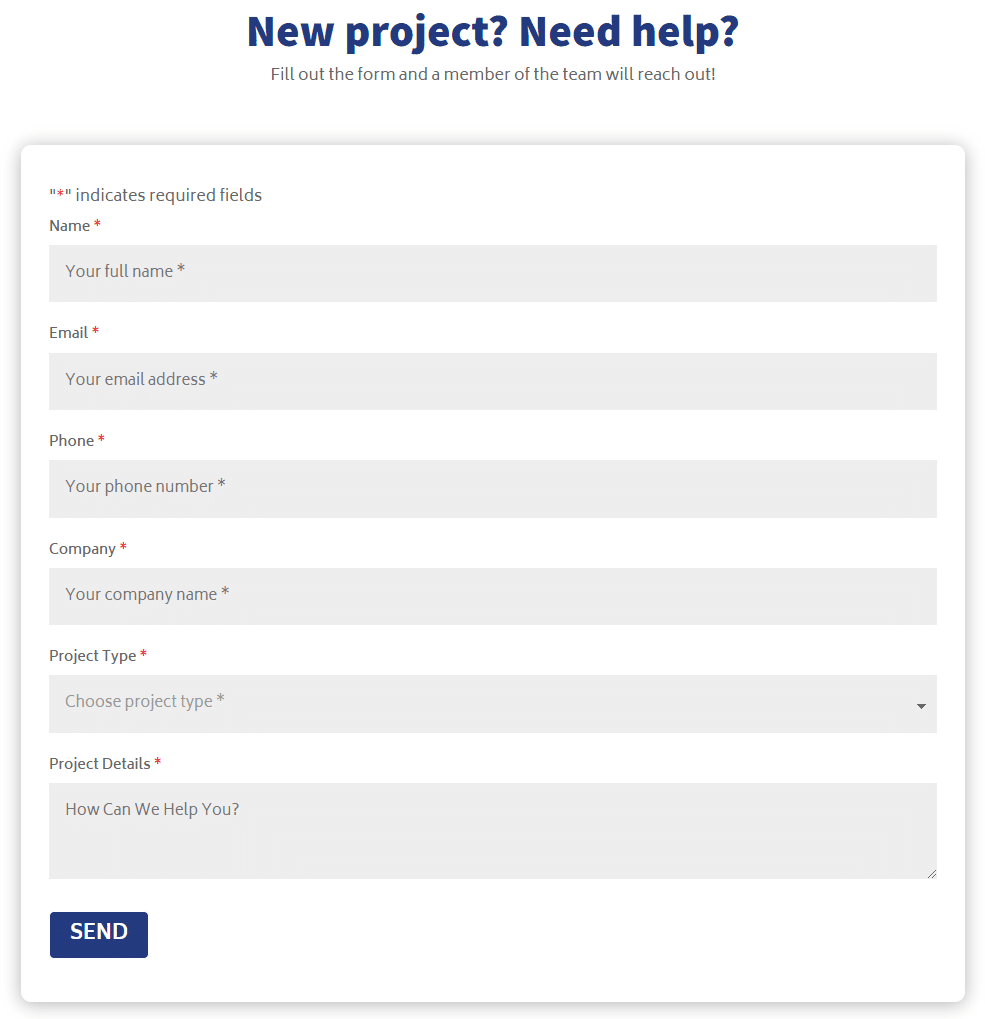 Contact Forms