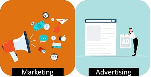 marketing vs advertising