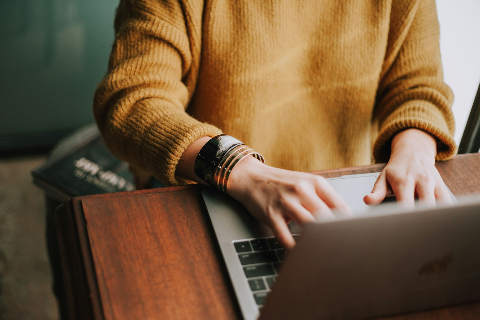 person using laptop computer how to check website ranking