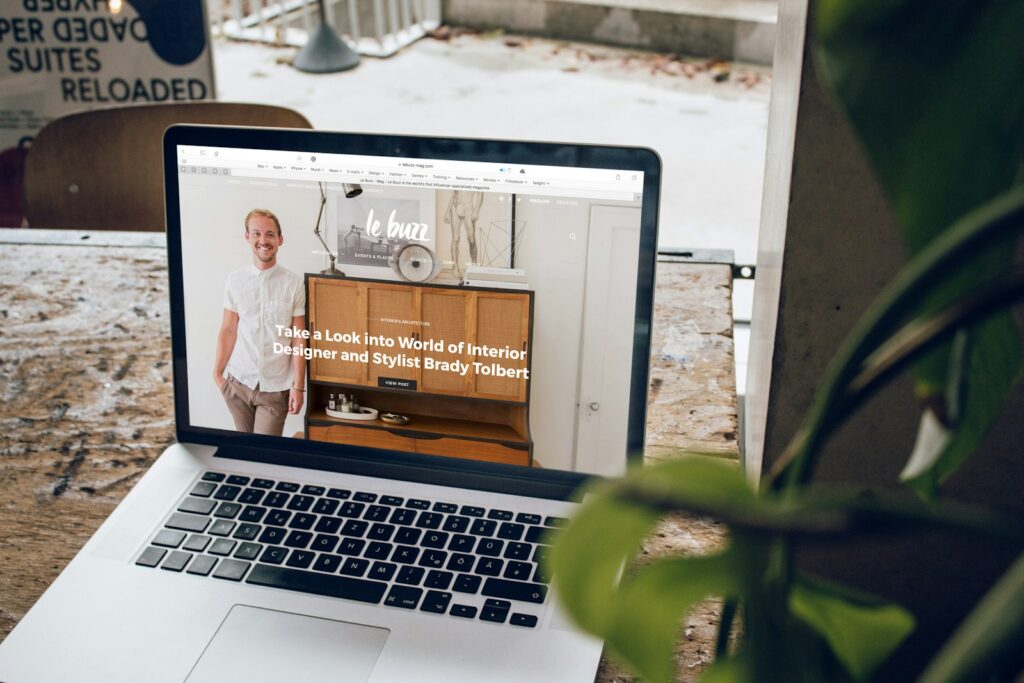 43 Creative Website Ideas to Inspire Your Next Project in 2025 8 MacBook Pro on top of brown wooden table during daytime