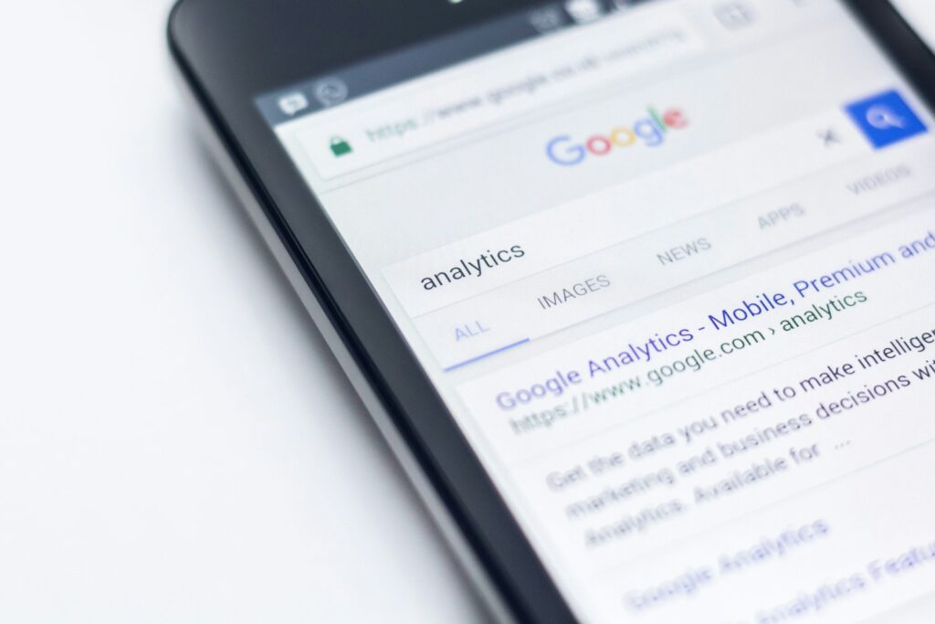 Affordable SEO Services for Small Businesses | Priceless Consulting is The Affordable SEO Company You Need! 6 smartphone showing Google site