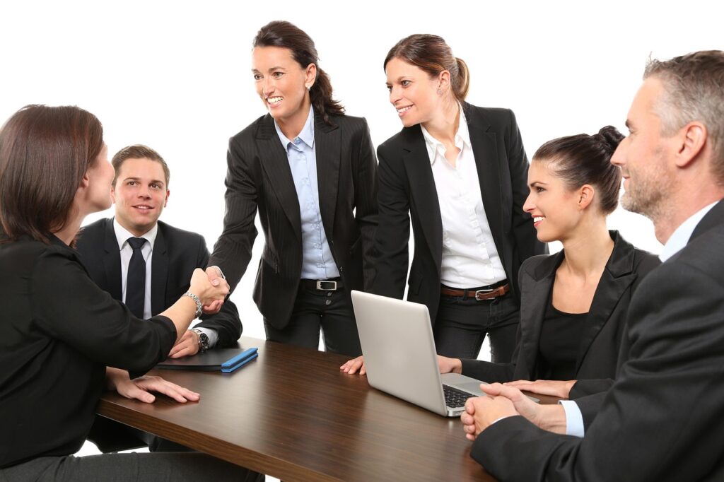 Social Media for Business: Your Complete Guide to Success 6 people, business, meeting, business meeting, coworkers, agreement, men, women, professionals, office, employees, suit, work, greeting, boss, computer, group, handshake, desk, team, colleagues, arrangement, people, business, business, business, business, business, meeting, meeting, business meeting, office, office, work, team