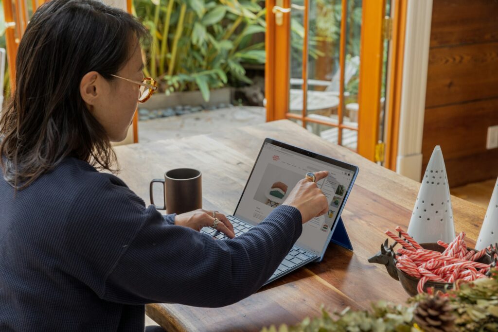Social Media for Business: Your Complete Guide to Success 1 a woman using a laptop