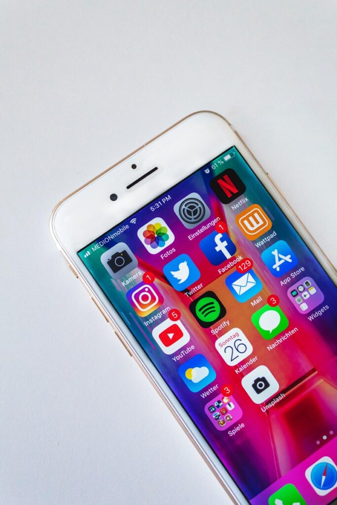 Best Time to Post on Social Media for Maximum Engagement 2 turned on gold iphone 6