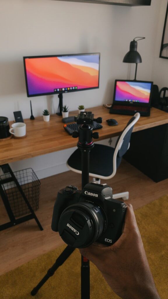 How to Become a Social Media Content Creator in 2025 5 black nikon dslr camera on black tripod