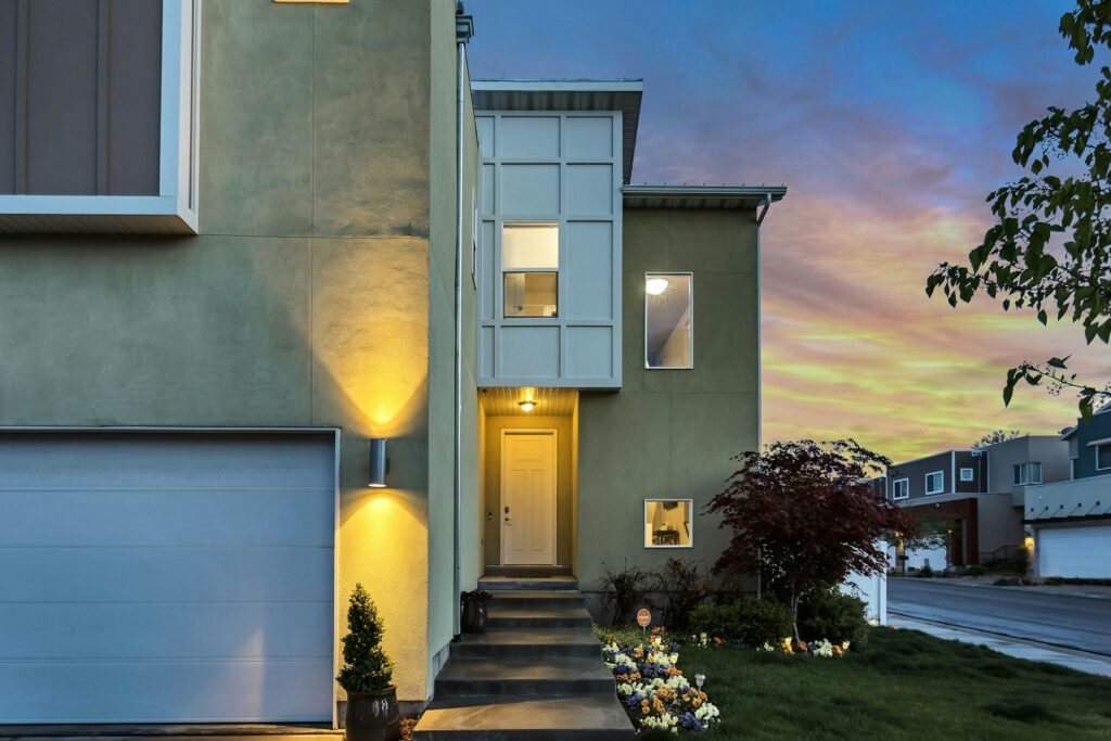 Real Estate Digital Marketing Guide for 2025 1 outdoor lamps turned on