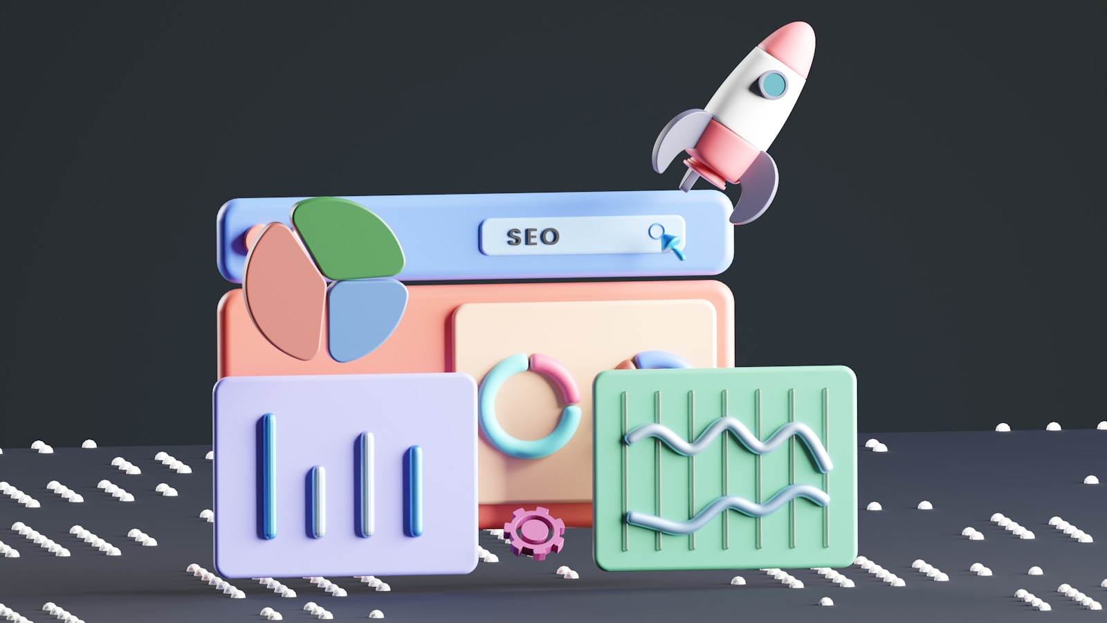 a computer screen with a rocket on top of it (Technical SEO Checklist): 20 Steps to Boost Your Rankings
